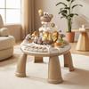 Infant Activity Table with Keyboard DoubleSided Seaside Musical Toy for Young