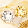 Round Oval Square Heart Blank Settings DIY Rhinestone Drip Oil Silver/Gold Color Stainless Steel Rings For Women Men Accessories