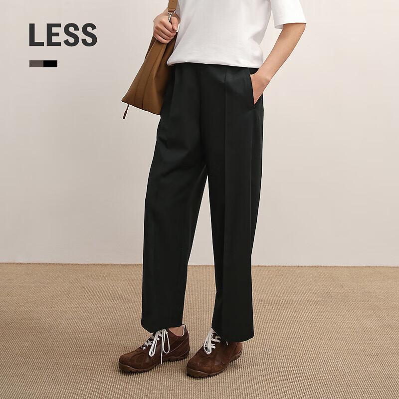 Less 2025 Autumn Casual Straight Cropped Pants