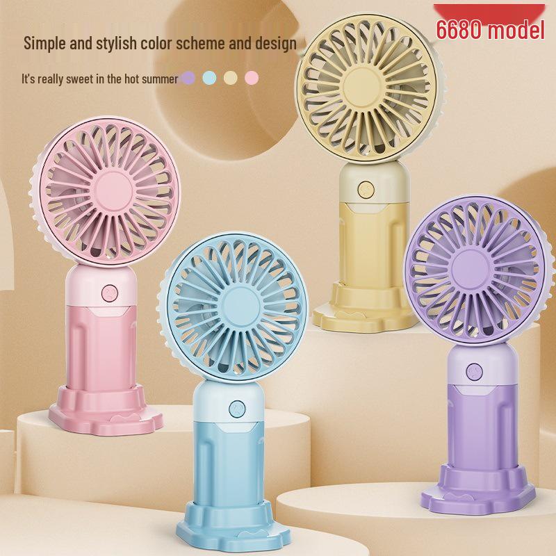 

2025 Multifunctional USB Mini Fan & Phone Holder Student Gift USB Charging/3-Speed Adjustment
