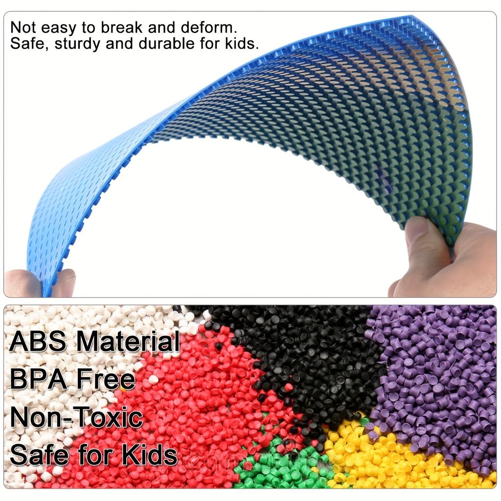 1 PC 32 X 32 dots Island Grassland Construction Bricks Base Plate Kit Small particles Seabeach Long Beach Desert grass Children Playthings