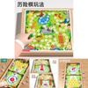 Wooden Family Bounce Chessboard Game For Children Educational Playtime