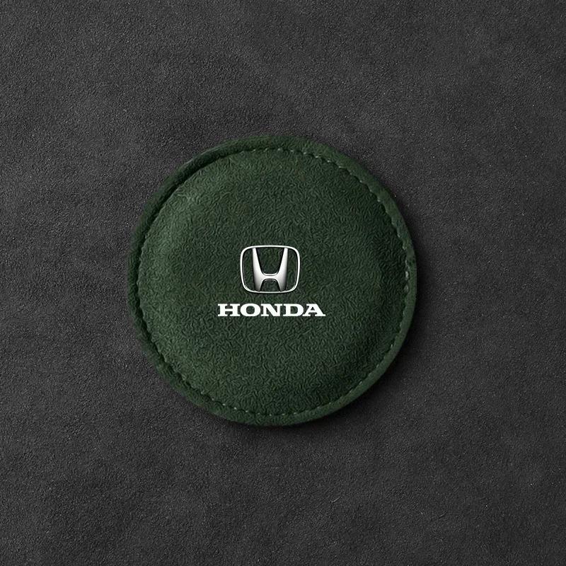 2025 Hot 2Pcs Car Coaster Water Cup Bottle Holder Mat Anti-slip Pad Accessories For Honda Civci Prelude FIT City CRZ CRX Jazz D