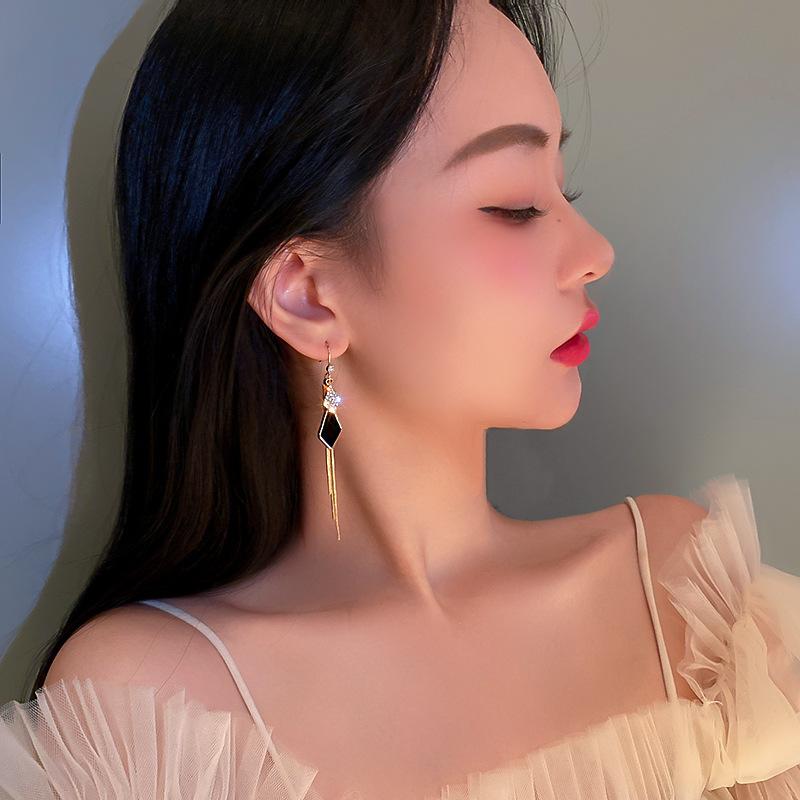 Elegantsed Shell Tutt Kõrvarõngad Naistele Mood Tsirkoon Pendientes Pulma Ehted Kingitused