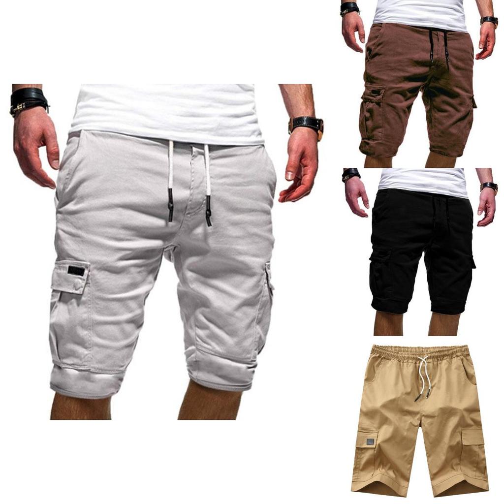 Comfortable Men's Cargo Shorts Summer Casual Jogger Sport Army Combat Trousers