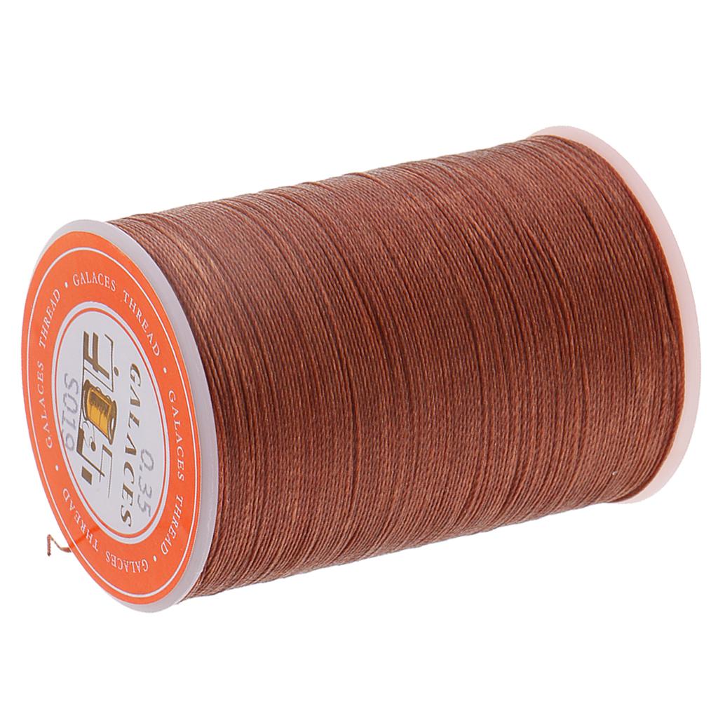 Hand Stitching Waxed Thread Polyester Cord for Leather Craft DIY Shoe Bag Carpet Repair and Beading
