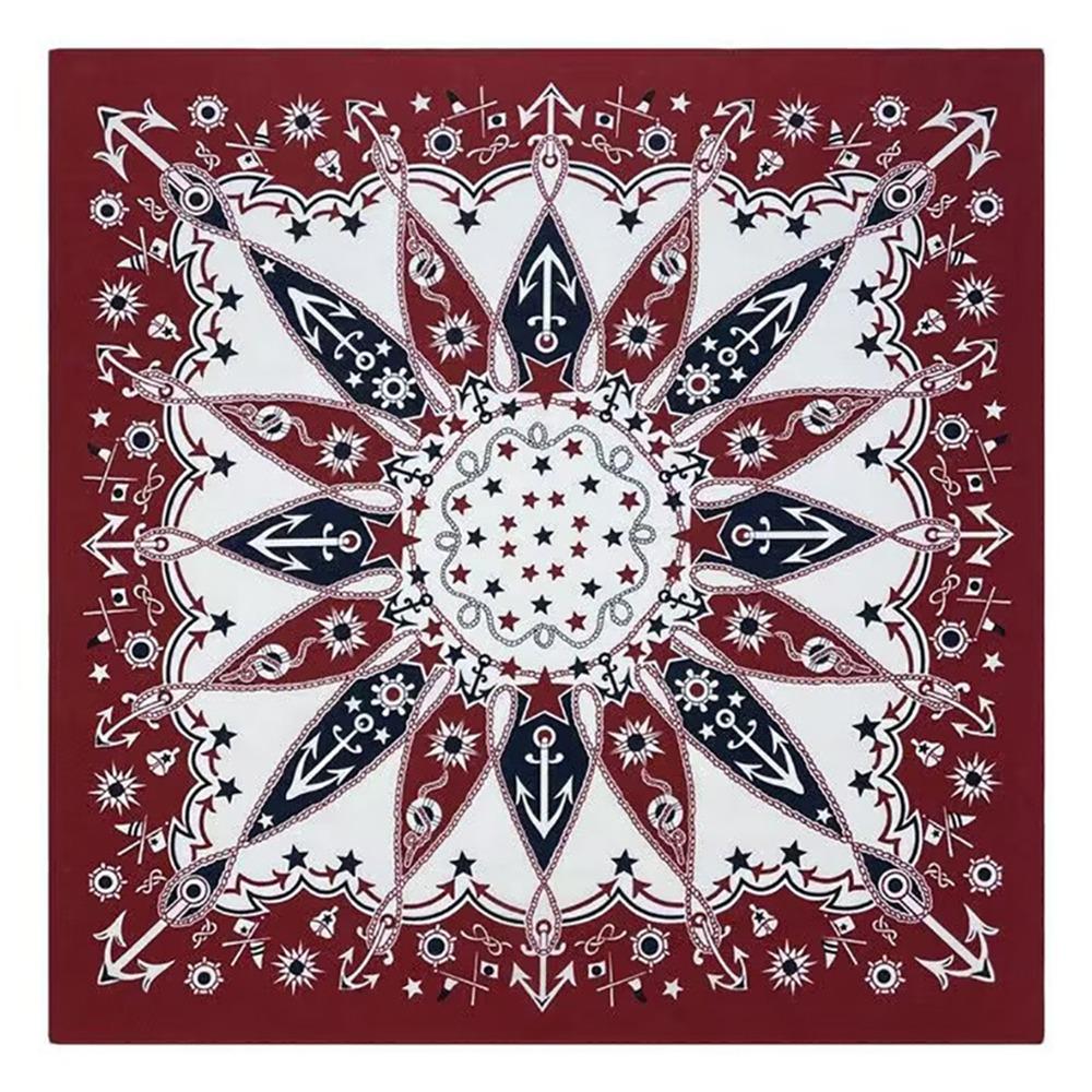 1Pcs Multi-purpose Square Bandana Multi-colored Hiphop Scarf New Headband Headscarf  for Men Women