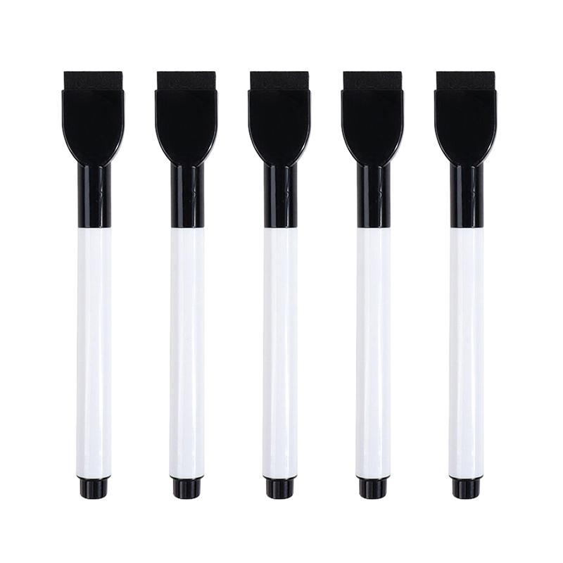 

5 шт. немагнитных цветных маркеров для белой доски, креативный стираемый маркер на водной основе, большой емкости, экологически чистый маркер