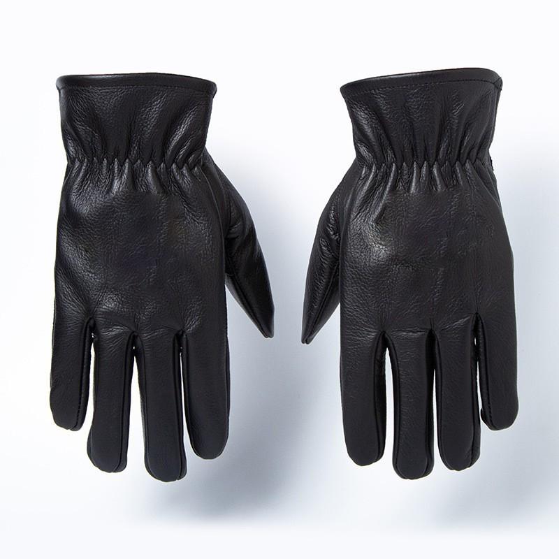 

Spring and Autumn Retro Style Outdoor Motorcycle Gloves Head Layer Genuine Leather Gloves Men s Cycling Anti Slip Warm Touch Screen XL