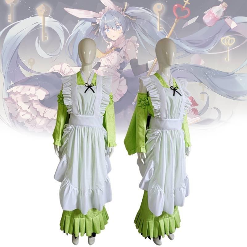 Cosplay Hatsune Miku Matcha Suit For Womens Stylish Comfortable Party Halloween