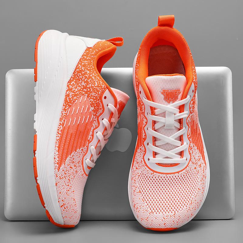 

Couple wide feet sports running shoes wide last big head shoes flying woven breathable women s sports shoes men s 46 large size 45 46