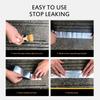 Sticky Aluminum Foil Butyl Tape Waterproof Sealant Tape High Temperature Resistant Self Adhesive Tape for Boat and Pipe Sealing