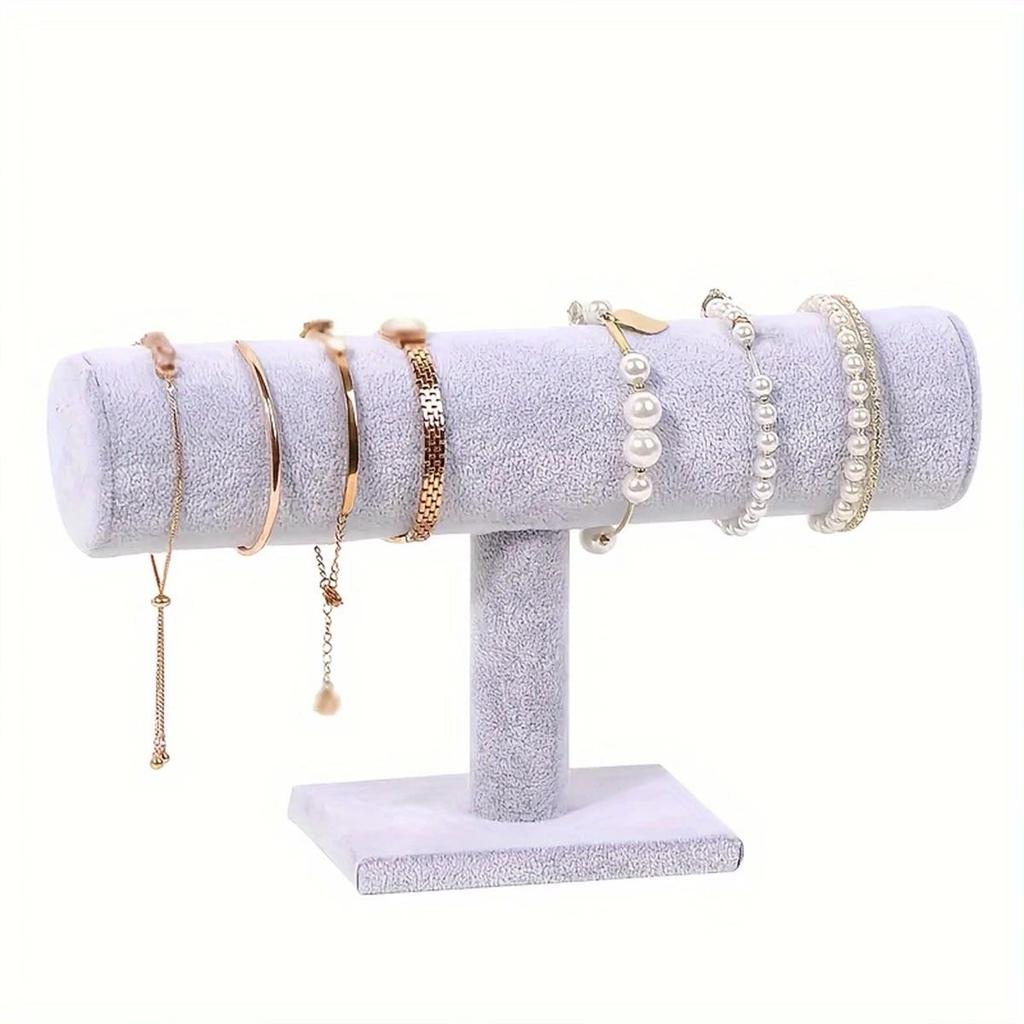 Multi-Layer Metal Flannel Display Rack for Bracelets, Watches, Jewelry, and Ornaments