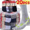 10 perechi Șosete Unisex cu 5 degete Bărbați Femei Șosete cu 5 degete Bumbac Moale Respirabile Sport Alergare Culoare Solidă Negru Alb Șosete