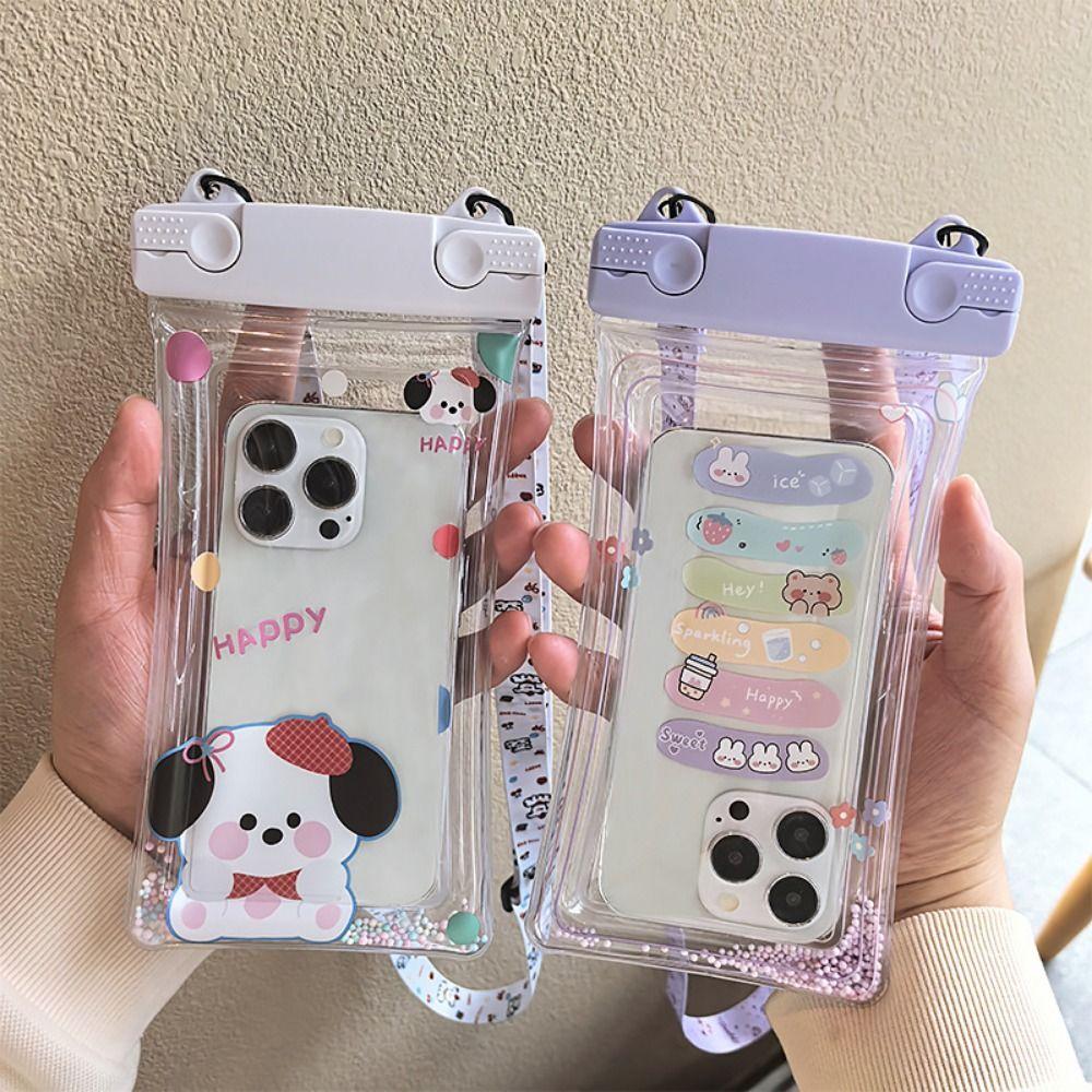 Multicolor Mobile Phone Bag Rectangle Mobile Phone Case Creative Swiming Waist Bags  Summer