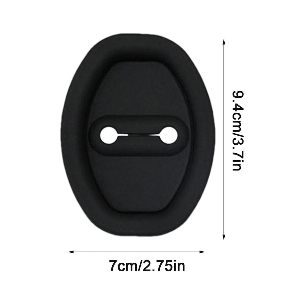 Car Door Latch Silicone Pads, Car Door Lock Protectors, Auto Door Lock Latch Cover