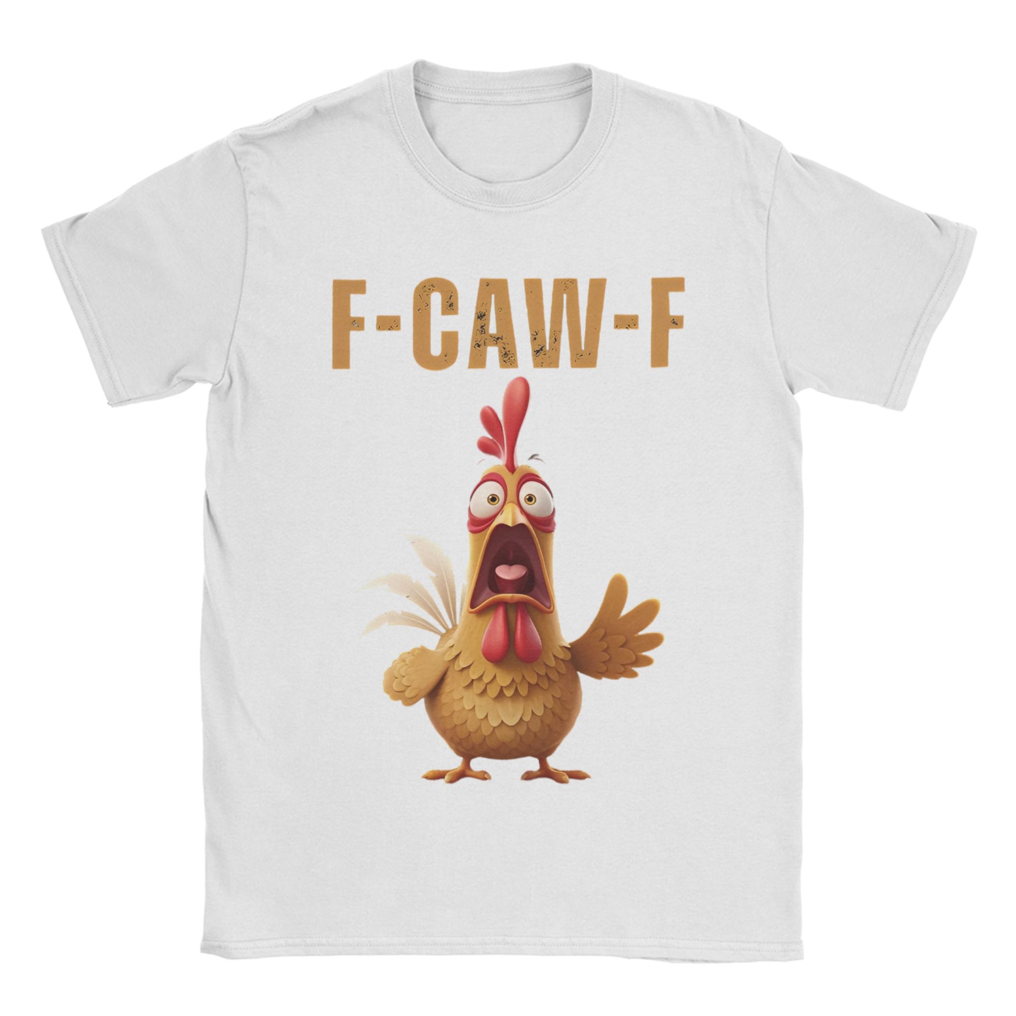 

Men Women Graphic F Caw F Funny Chicken FCAWF Bird Funny Meme Tee T Shirt 100% Cotton T-shirts Clothes 5XL різнокольоровий