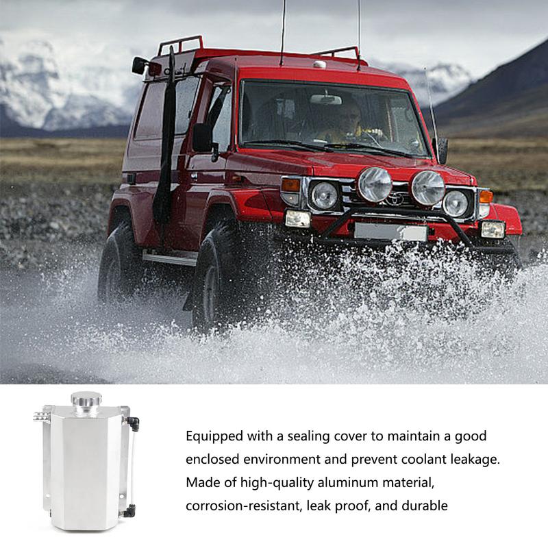 Reservoir Recovery Water Tank Bottle Coolant Overflow Tank Fully Enclosed Long-Lasting Coolant Tank Efficient Engine Cooling For