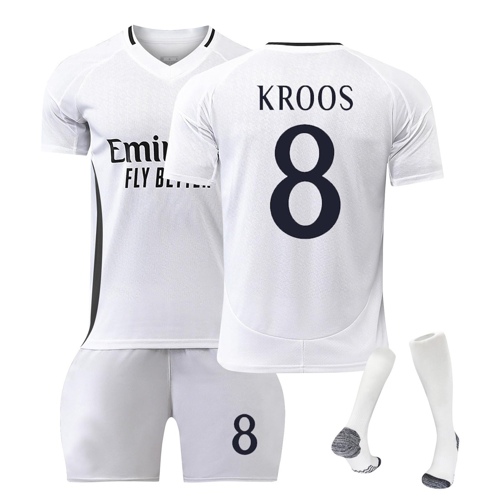 

2425Джерси Реал Мадрид, комплект спортивной формы, комплект футбольного тренировочного костюма XS