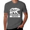 Adventure Awaits Bear Tshirt Lightweight Casual Summer Tshirt