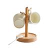 HeMu Key Storage Tray for Entrance Foyer Creative Tree Hanging Shelf Desktop Decoration Living Room Key Hanger Display Frame
