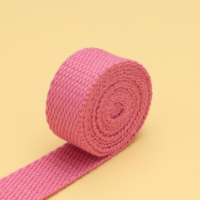 20-50mm 2mm Thick Cotton Webbing Tapes Canvas Webbings Ribbon for Sewing Clothing Belt DIY Bags Strap Band Accessories 10Meters