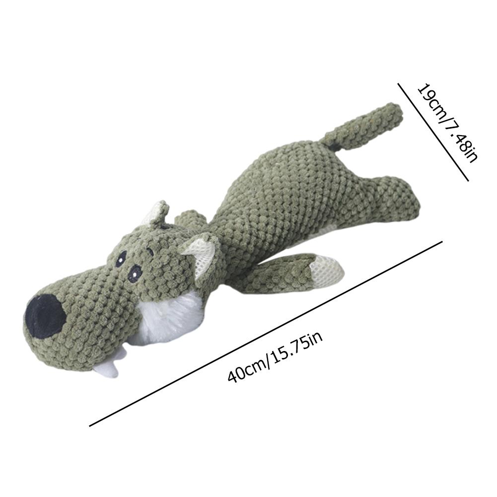 Animals Chew Dog Toys Interactive Toys Bite Resistant Invincible Dog Toys PP Cotton Cartoon Voice Function for Dog Puppy