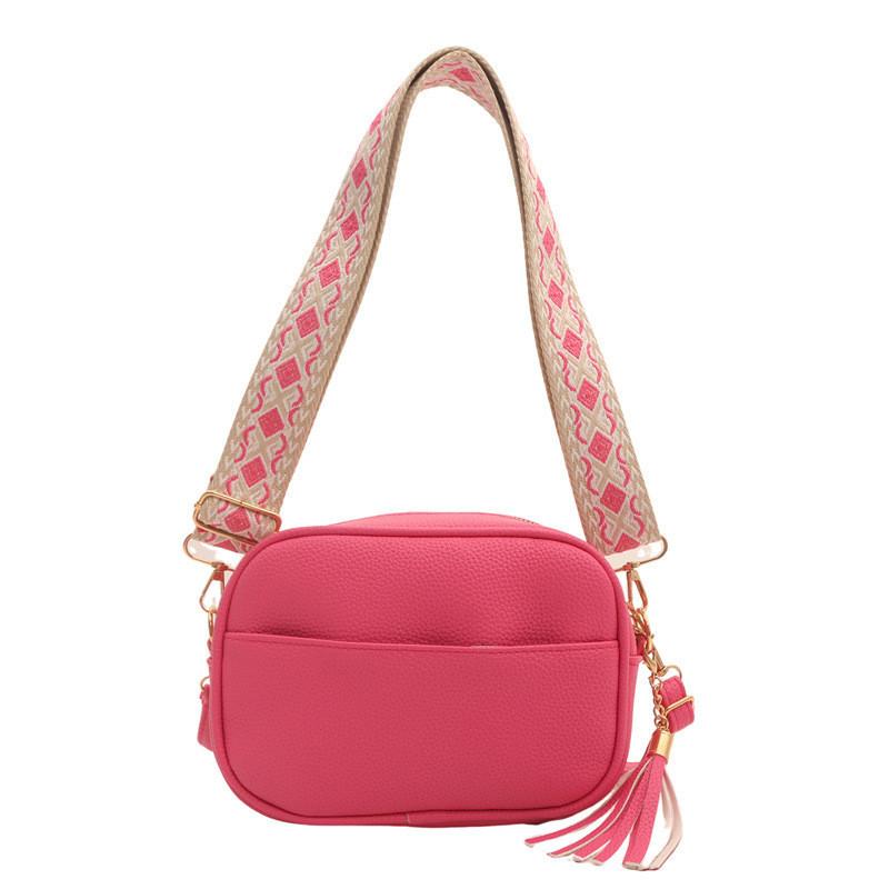 Fashionable Pu Leather Small Square Bag For Women Trendy Street Style Crossbody Bag