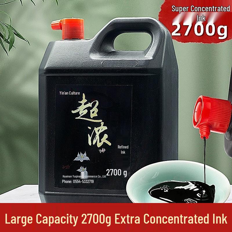 

Extra Concentrated Calligraphy & Painting Ink, 2700g Large Bottle for Beginners