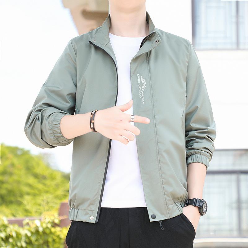 Men's Jacket Jacket Men's Windproof Jacket Middle-aged and Young Loose Tooling Jacket Autumn