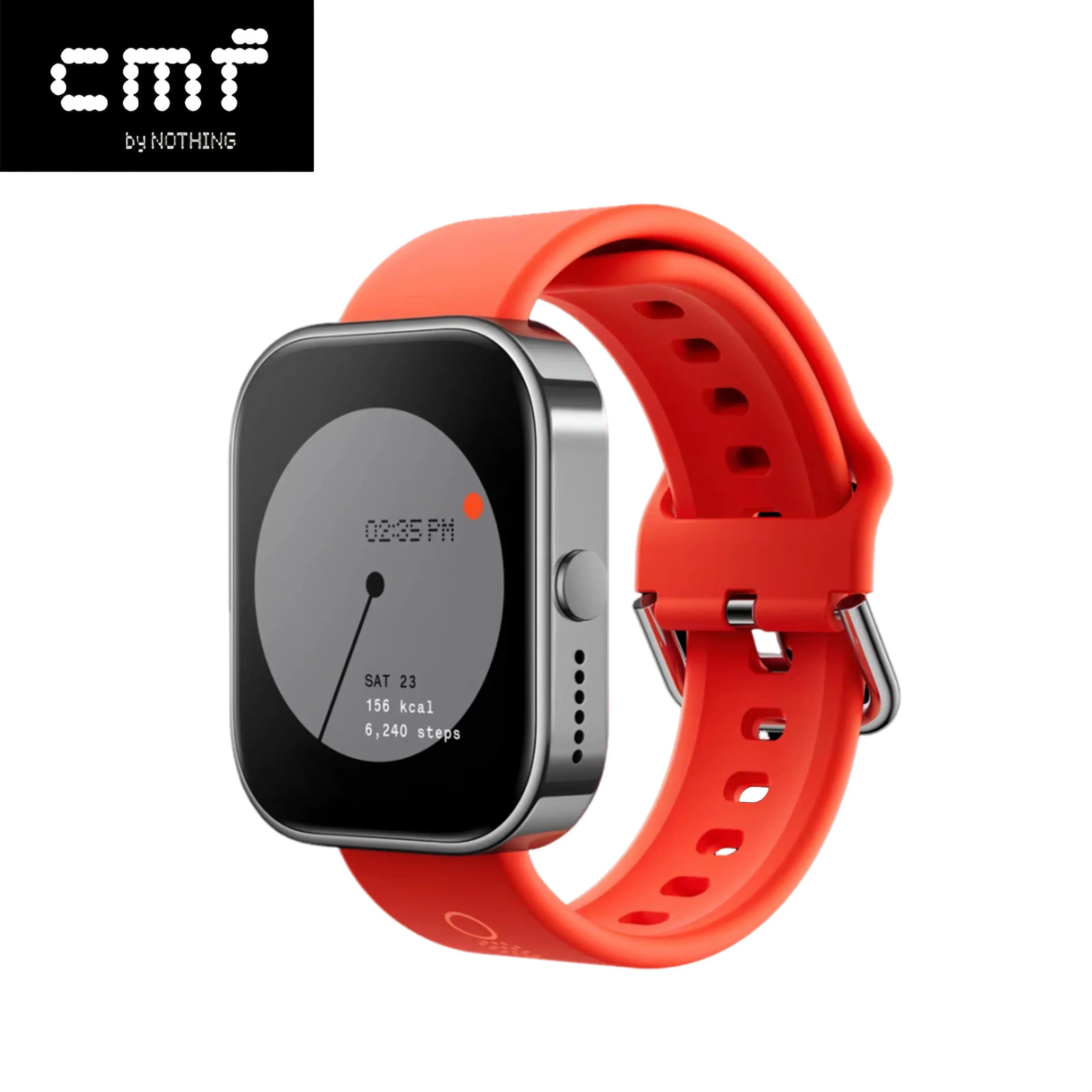 

Cmf By Nothing Watch Pro Bluetooth Смарт-часы Oled Экран Вызов Спорт GPS Водонепроницаемый Шагомер Пользовательский Циферблат Смарт-часы Мужской Подарок оранжевый