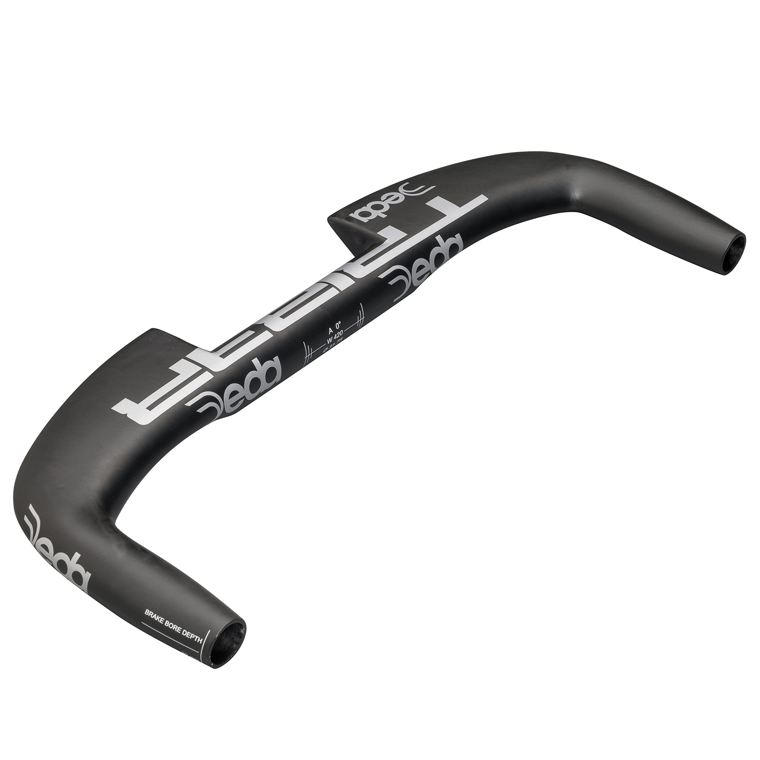 DEDA TRIBAR BLK Aero Bullhorn Handlebars UD Carbon 31.7/420