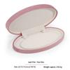 Oval Pearl Necklace Packaging Box High-end Sense Gift Box for Mother Earrings Chain Storage Flannel Jewelry Box