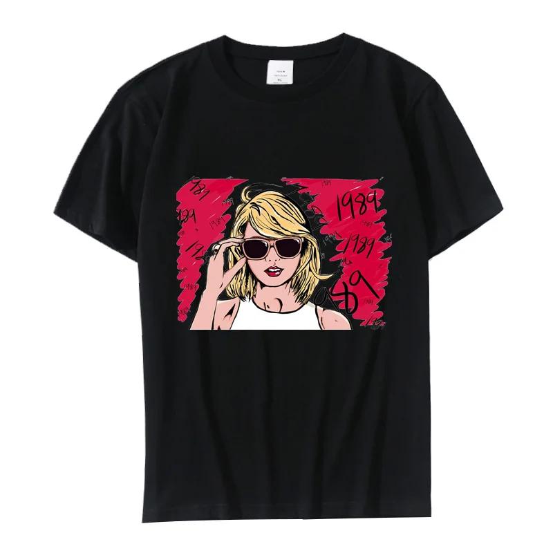 

Womens TShirt 1989 Women Clothing Cotton Summer Fashion Letter Print Tops Tees Swift Fans Peripheral FeUnisex Y2K Streetwear Unisex S