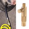 Brass Tire Inflator Connector Air Chuck Air Compressor Portable Screw-in Type