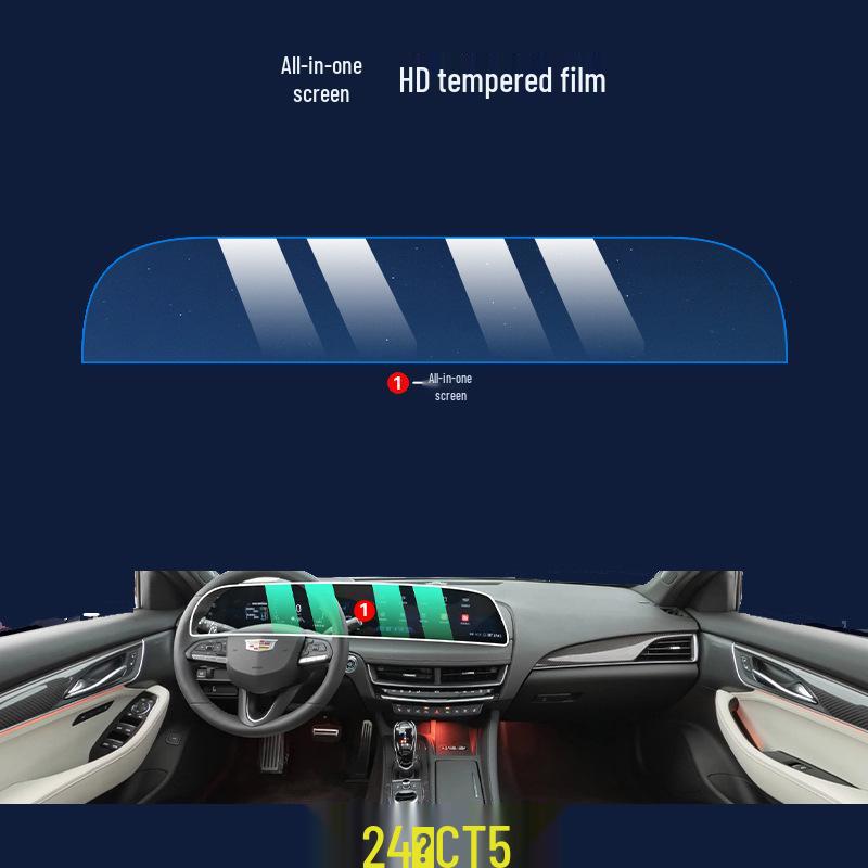 2024 Cadillac CT5 Console & Navigation Screen Protector Kit