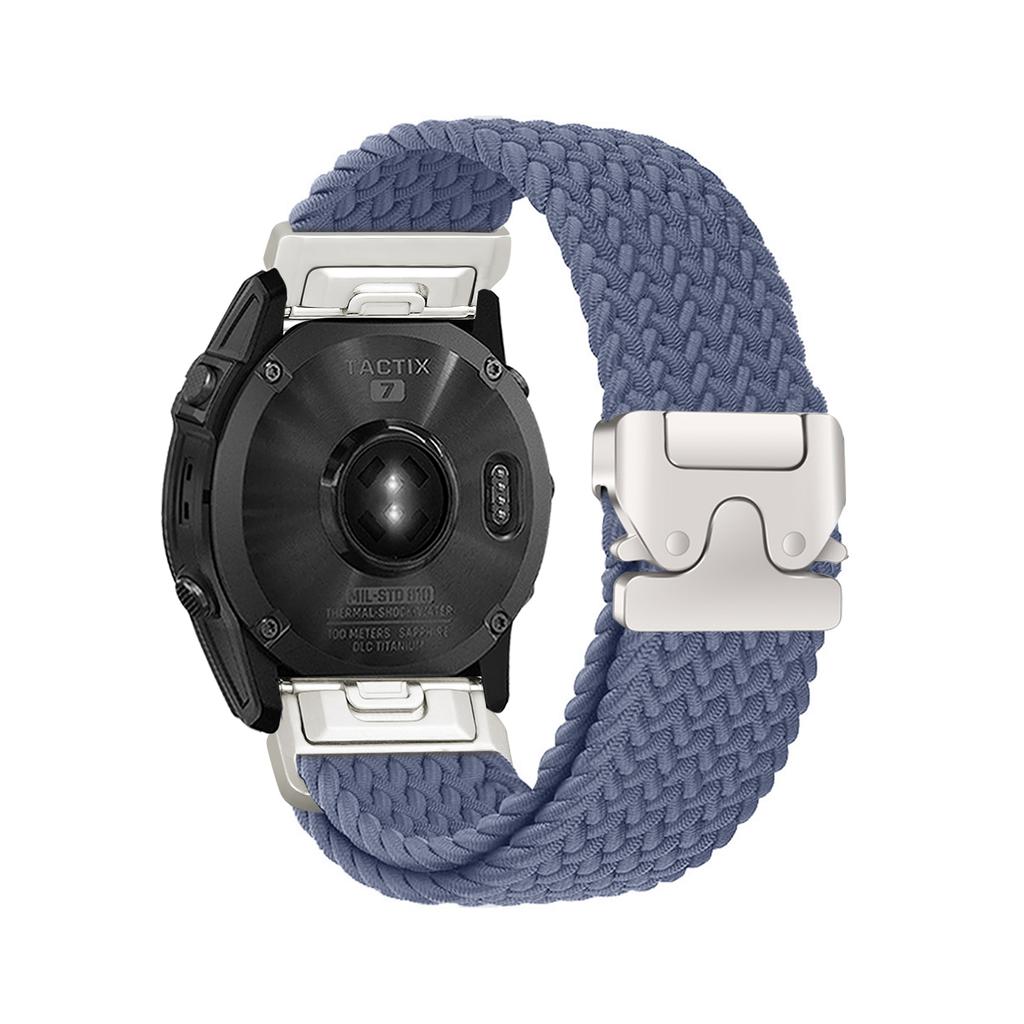 רצועת שעון ניילון נמתחת QuickFit 20/22/26 מ"מ עבור Garmin Fenix 8/7/6/5 Forerunner 965/955/945 Instinct Tactix רצועת שעון אלסטית