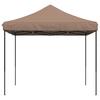 Foldable Pop Up Party Tent Brown 292 X 292 X 315 Cm