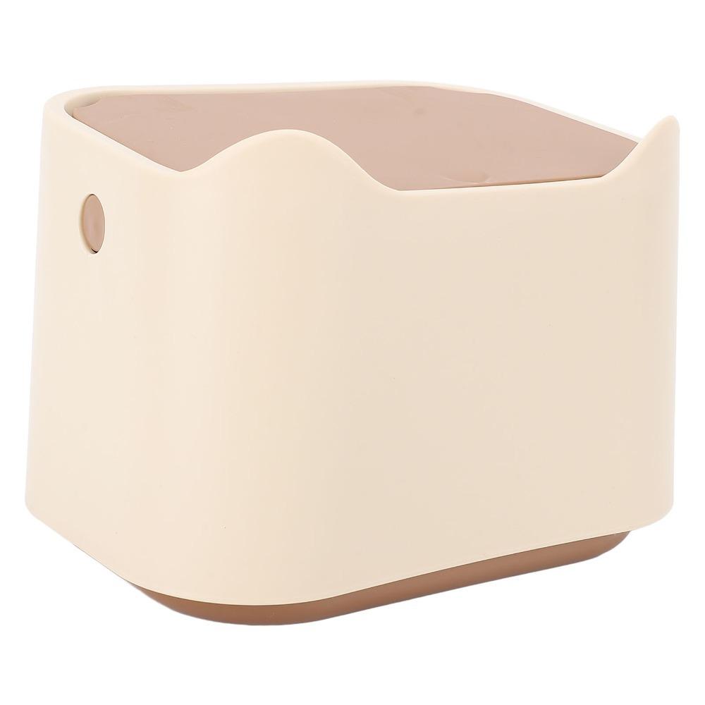 Enclosed Design Cat Litter Trash Can with Press Type Lid Multipurpose Trash Bin  Cat Litter Area