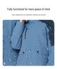 3-in-1 Detachable Liner Hooded Mountaineering Suit: Windproof & Waterproof Workwear for Autumn/Winter