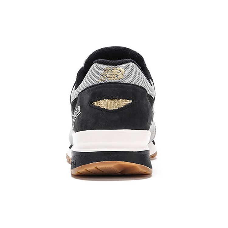 New Balance Nb 1600 Elite Edition Retro Leather Fabric Low Top Running Shoes Women sneaker Gray Black CW1600LC