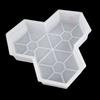 1Pcs Plastic Stepping Stone Paver 25x5cm Concrete Path Maker Mold  For Lawn Patio Yard Garden