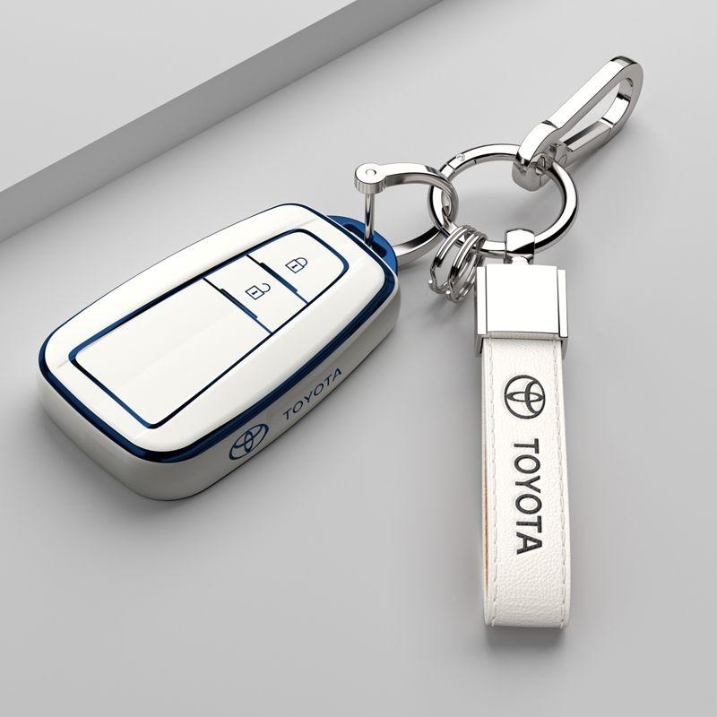 ANG2 New TPU Car Key Case Cover Key Protected Bag Fob Key Shell For Toyota Prius Camry Corolla CHR C-HR TRD Land Cruiser Prado Altis