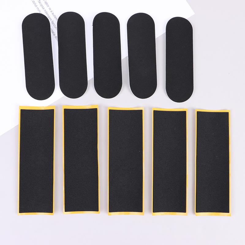 5 Stück schwarze Griffbrett-Deck-ungeschnittene Klebeband-Aufkleber, schwarze Schaumstoff-Griffband-Aufkleber