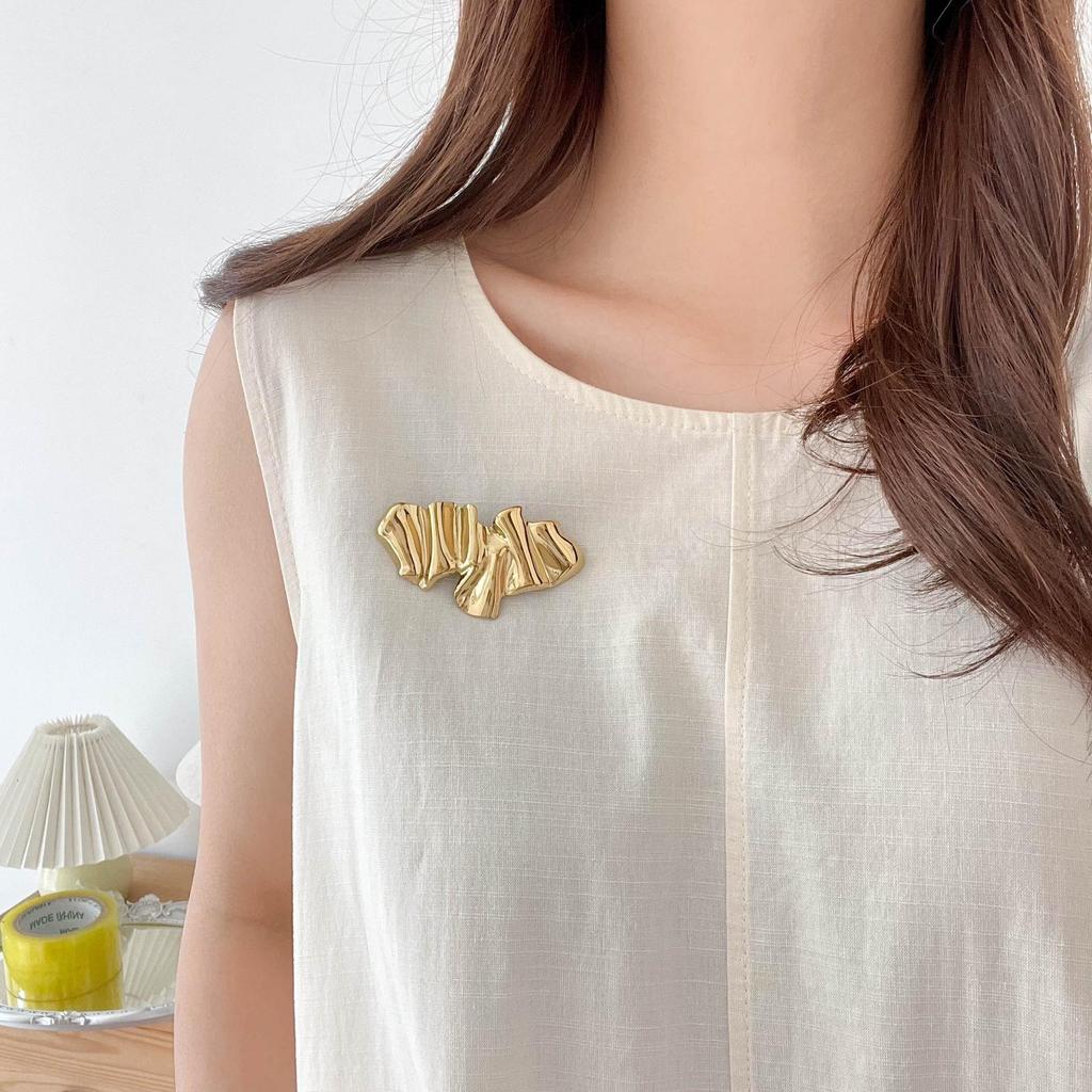 European & American Cross-Border Glossy Lightning Brooch - Women's Versatile Corsage Jewelry Accessory