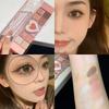 Sweet Girl's Quick Fall Is Hard To Hold ~ Pink Eyeshadow Plate Natural Long-Lasting Pearlescent Matte Earth Color Novice Women