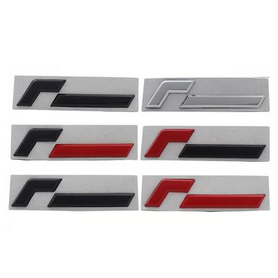 3D F Logo Aufkleber Heckstoßstange Plakette Auto Heckklappenemblem Zubehör Passend für Golf 8. Generation Hochleistungs-Tuning Auto Kundenspezifische Modifikation