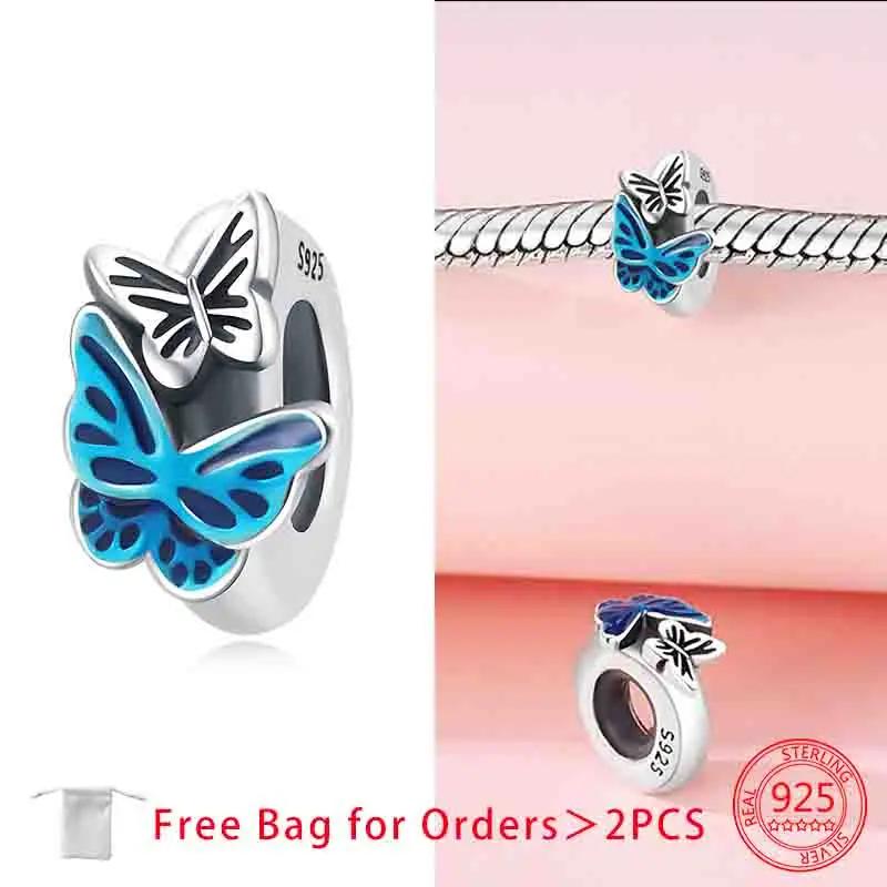 

Beads Butterflies Charms Stopper Clasp Locating Buckle Copper Beads Fit Bracelets Birthday Graduation Jewelry Gifts