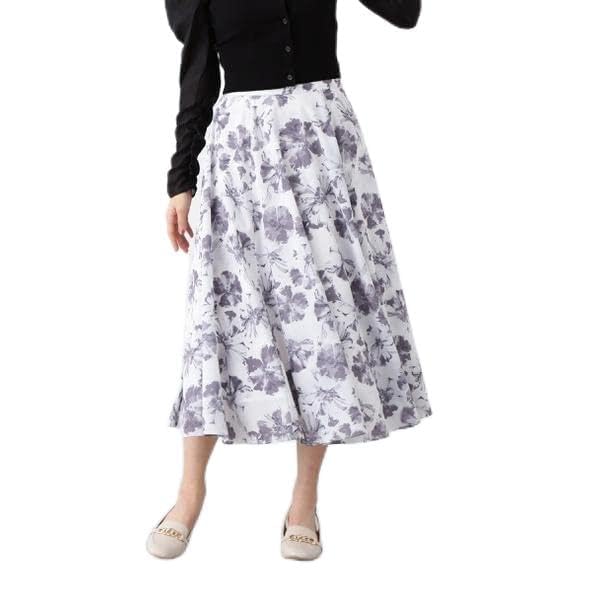 

[JILL by JILL STUART] Art Paint Flower Skirt