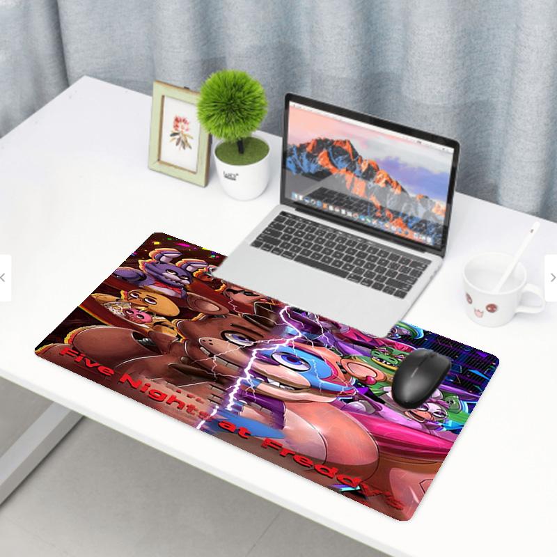 Five Nights at Freddy's Print Mouse Pad, Anti‑Slip Desktop keyboard Mat, for PC Laptop Gaming Working Daily Use, Cool Festival Surprise Gift